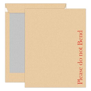 20Pcs A4 Envelopes iSOUL 324mm x 229mm A4 C4 Manilla Hard Board Backed Envelopes Do Not Bend Envelope