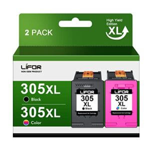 305 Ink Cartridges Black and Colour Printer Ink 305 XL Multipack High Yield Replacement for HP Ink Cartridges 305XL for HP Envy 6000 6020 6032 Pro 6430 6420 DeskJet 2700 2710 2720 Plus 4100 4130 412