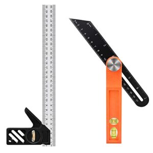 2Pcs Carpenters Square Set