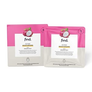 FIND - Moisturizing eye mask with dragon fruit - 5 pack