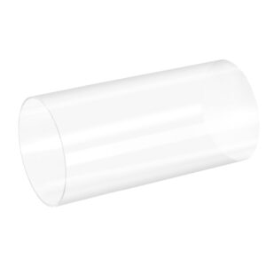sourcing map Acrylic Pipe Rigid Round Tube Clear 96mm ID 100mm OD 200mm for Lamps and Lanterns