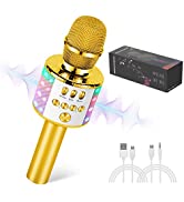 Microphone for Kids Kussla Bluetooth Microphone, Karaoke Microphone HI-FI Sound, Microphone Wirel...