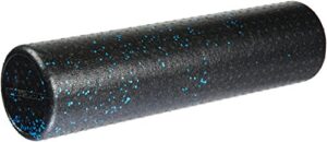 Amazon Basics High-Density Blue Speckled Round Foam Roller - 60 cm