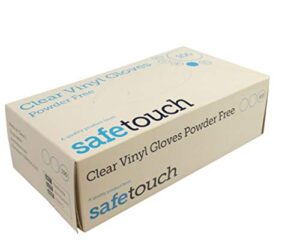 SafeTouch 50000011 Powder Free Clear Vinyl Gloves
