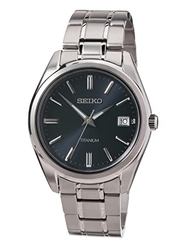 Seiko Herren-Uhr Quarz Titan mit Edelstahlband - Keystone 4