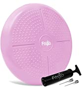 Fitsyo Wobble Cushion Physio – Extra Thick Inflatable Wobble Board Kids for Physio, Core Strength...