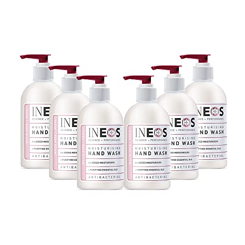 INEOS Hygienics Moisturising Hand Wash White Rose & Neroli 250ml X6