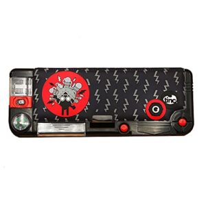 Tinc Kronk Character Pop Out Pencil Case Black | Pop Out Compartment with Push Button | Includes Pencil with Eraser Topper