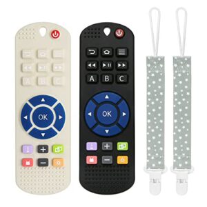 CLDY 2 Pack Silicone Baby Teether Toys