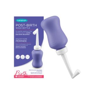 Lansinoh Post-Birth Wash Bottle 360ml – Recovery Postpartum Portable Bidet Travel Bag Hospital New Mum Essential