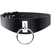 MILAKOO Punk Gothic Leather Choker Collar Chokers with Spikes Adjustable for Men Women