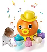 Montessori Toys for 1 Year Old, Sensory Popping Bubble Toys for 1-2, Baby Travel Toys Food Grade ...