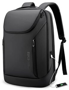 BANGE Business Smart Backpack Waterproof fit 15.6 Inch Laptop Backpack with USB Charging Port