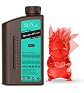 SUNLU Standard 3D Printer Resin, 405nm UV Light Hardening Resin, SLA Resin 3D Printer Photopolyme...
