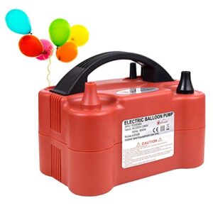 Vinsani® Powerful 600W Balloon Inflator Electric Pump - Portable Dual Nozzle Electric Balloon Blower for Party