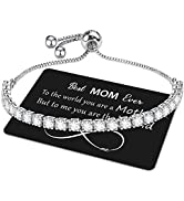 J.Fée Bracelet for Women,Sterling Silver Tennis Bracelet Blue Crystal Slider Bracelet S925 Women ...