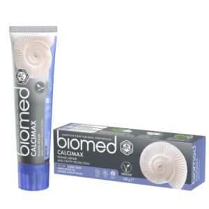 Biomed Calcimax Natural Toothpaste with Calcium for Enamel Restoration and Cavity Protection for Stronger Teeth