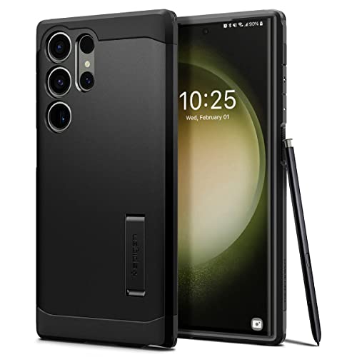 Spigen Tough Armor Case Compatible with Samsung Galaxy S23 Ultra 5G - Black
