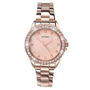 Sekonda Women's Quartz Watch 33mm with Stone Set Case
