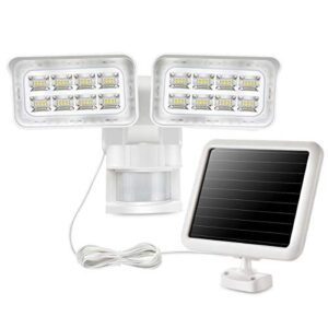 SOLLA 1500LM Solar LED Motion Sensor Security Light with 2 Adjustable Light Heads