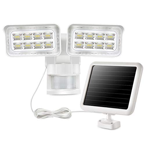 SOLLA 1500LM Solar LED Motion Sensor Security Light with 2 Adjustable Light Heads