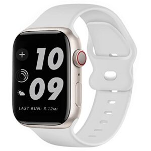 TopPerfekt Silicone Straps Compatible with Apple Watch Strap 41mm 40mm 38mm for Women Men