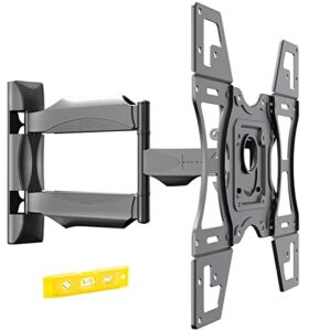 Invision Ultra Strong TV Wall Bracket Mount Single Arm Tilt & Swivel for 26-60 Inch LED LCD OLED 4K HDR Smart Flat & Curved Screens - Max. VESA 400x400mm - Max Load Capacity 40kg (HDTV-L)