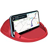 Cinati Car Phone Holder, Car Phone Mount Silicone Car Pad Mat for Various Dashboards, Slip Free D...
