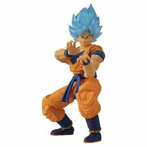 Bandai Dragon Ball Evolve Blue Goku Anime Figure | 12.5cm Dragon Ball Super Blue Goku Figure Anime Toy | Bandai Action Figures Anime Gifts and Anime Merch From Dragon Ball Manga And Anime Goku Toy
