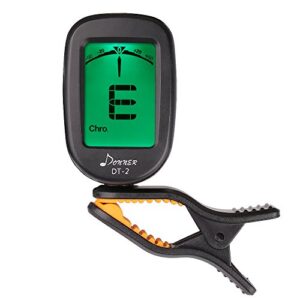 Donner Guitar Tuner Clip on DT-2 Chromatic Digital Tuner Acoustic Guitars
