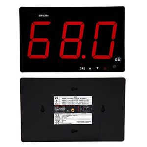 Wall Mount Sound Level Meter LCD Display Sound Measuring & Layout Tools 30-130Db Digital Sound Large LCD Display Level Mete