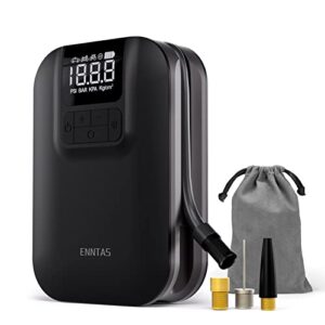 Enntas Cordless Tyre Inflator Car Tyre Pump Rechargeable