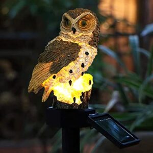 yowin Garden Ornaments Solar Owl Lights
