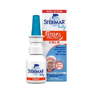 STÉRIMAR Baby Stop & Protect Cold - 100% Natural Sea Water based Nasal Spray - 15ml Pump