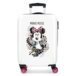 Disney Minnie Style Multicoloured Cabin Suitcase 37 x 55 x 20 cm Rigid ABS Combination Lock 38.4 Litre 2.9 kg 4 Double Wheels Hand Luggage