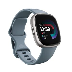 Fitbit Versa 4 Fitness Smartwatch with built-in GPS and up to 6 days battery life - compatible with Android and iOS.