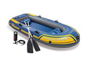 Intex Challenger Inflatable Boat Set with Oars + Inflato