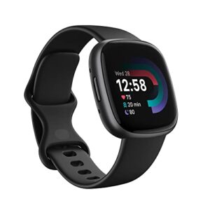 Fitbit Versa 4 Fitness Smartwatch with built-in GPS and up to 6 days battery life - compatible with Android and iOS.