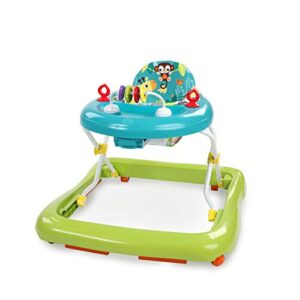 Bright Starts Giggling Safari Walker with Easy Fold Frame for Storage