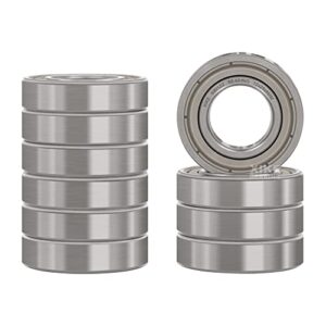 XIKE 10 Pcs 6901ZZ Double Metal Seal Bearings