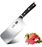 SHAN ZU Chefs Knife Kitchen Knife 20cm,Ultra Sharp Japanese Knife German Stainless Steel, Kitchen...