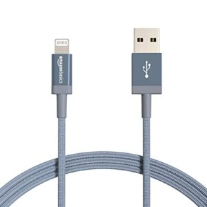 Amazon Basics Nylon Braided Lightning to USB A Cable - MFi Certified iPhone Charger
