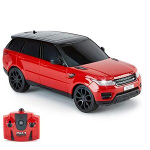 CMJ RC CarsTM Range Rover Sport Official Licensed Remote Control Car 1:24 with Working LED Lights