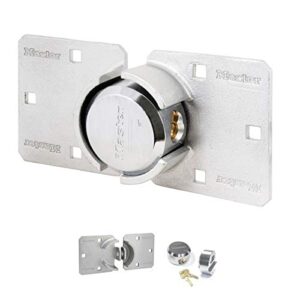 MASTER LOCK Heavy Duty Van Lock and Hasp [Key] 736EURD - Ideal for Vans