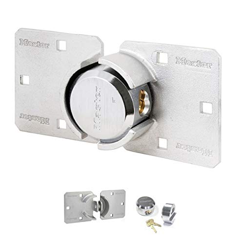 MASTER LOCK Heavy Duty Van Lock and Hasp [Key] 736EURD - Ideal for Vans