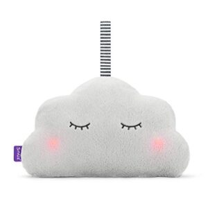 SnüzCloud Baby Sleep Aid with 4 Soothing Sounds and 2 Gentle Light Options – Soft Plush Feel – Portable & Stylish