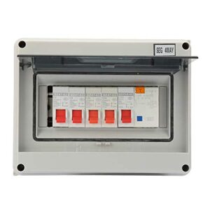 4 Way Garage Caravan Consumer Unit 63A 30mA RCD 4MCB (2 * 6A+20A+32A)