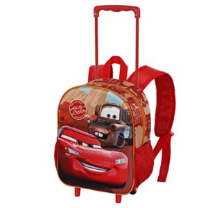 Cars 3 Desert Road-Small 3D Backpack with Wheels