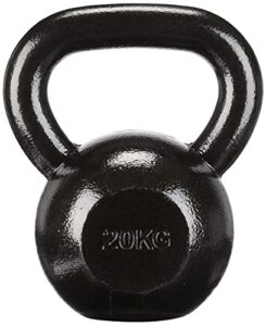 Amazon Basics Cast-Iron Kettlebell with Textured and Painted Surface