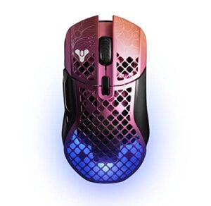 SteelSeries Aerox 5 Wireless – Destiny 2: Lightfall Edition – Lightweight 74g Gaming Mouse – 18000 CPI – TrueMove Air Optical Sensor – Water Resistant – 180+ Hour Battery Life – Free In-Game Items